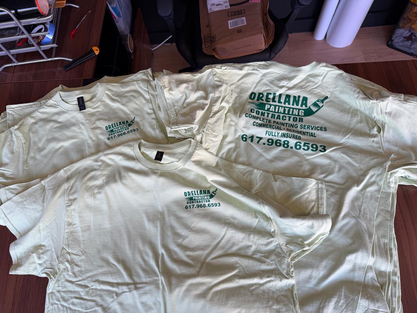 Uniformes de empresa de pintura